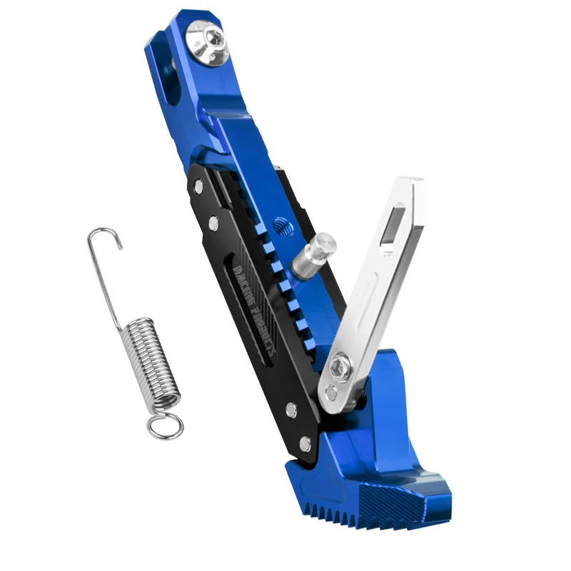 Universal Motorcycle CNC Kickstand Side Support Kick Bracket Foot Stand Adjustable Side Tripod Alloy Motorbike Parking Kickstand