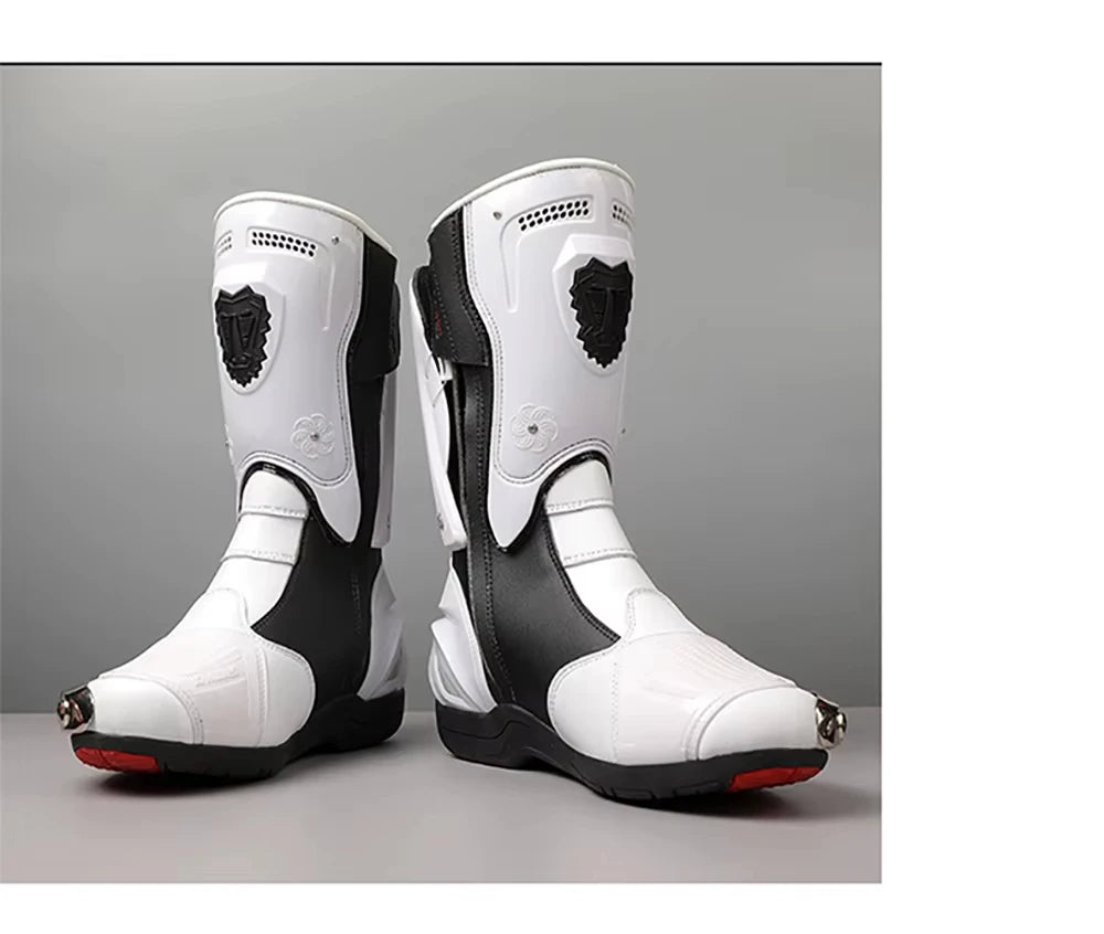 Motorcycle Boots Men Anti-slip Motorcyclist Shoes Adventure Touring Motocross MTB Dirt Bike Boots Motorcycle Accessories