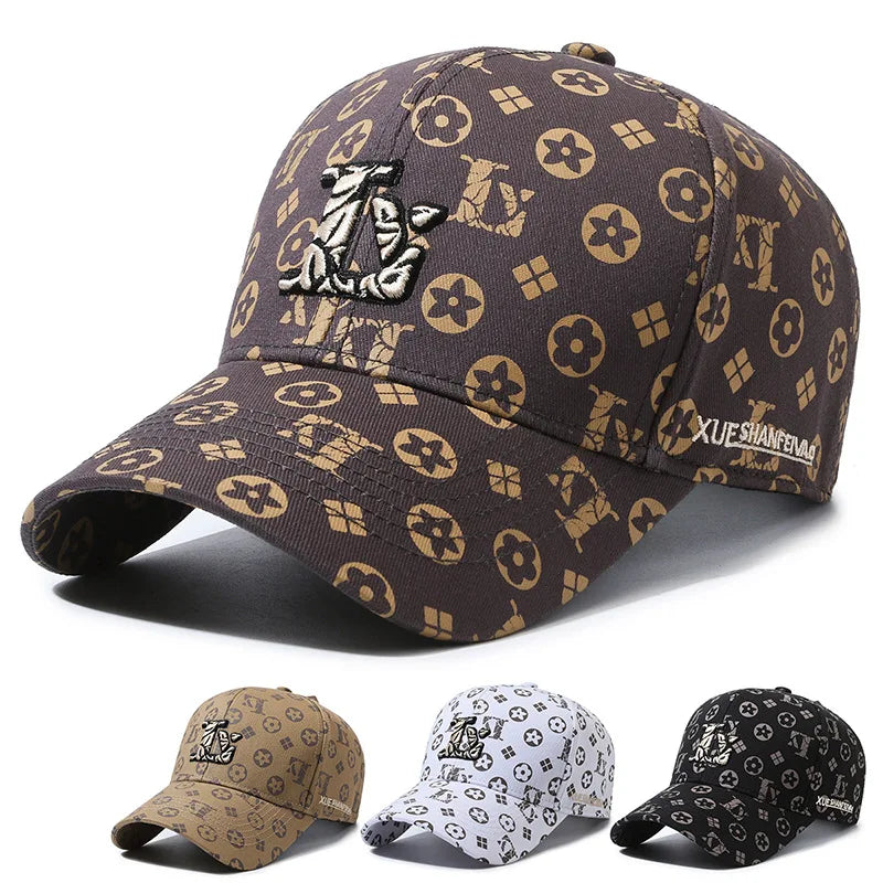 Hat Baseball Cap Embroidery Letter Baseball Cap Fashion Couple Shade Sunscreen Versatile
