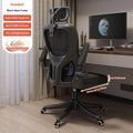 Ergonomic Office Chair Adjustable Lumbar Support Mesh High Back Swivel Computer Gaming Chair Reclining Armrest White Black