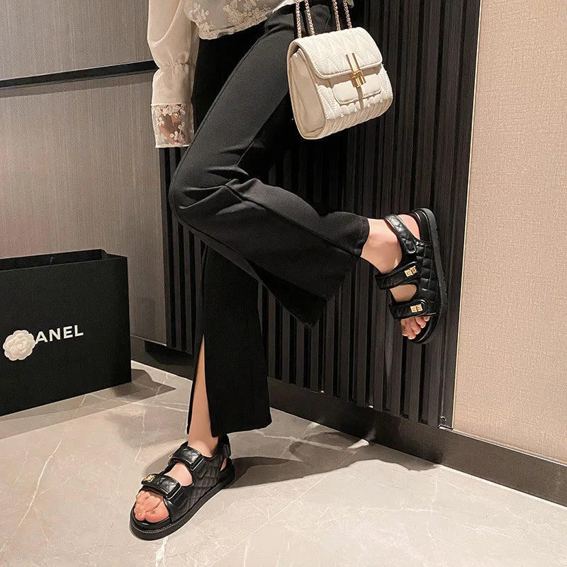 Women Sandals Soft Bottom Sandals Summer Platform Sandalias Mujer Elegant Shoes for Women Luxury Sandals Women Designers