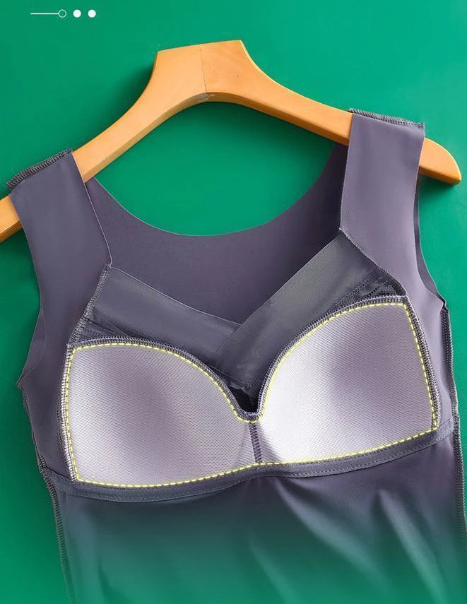 2pcs Woman Thermal Underwear Thermo Lingerie Winter Soft Warm Top Wear Thermo Vest  Undershirt Intimate Lace with Bra Padded