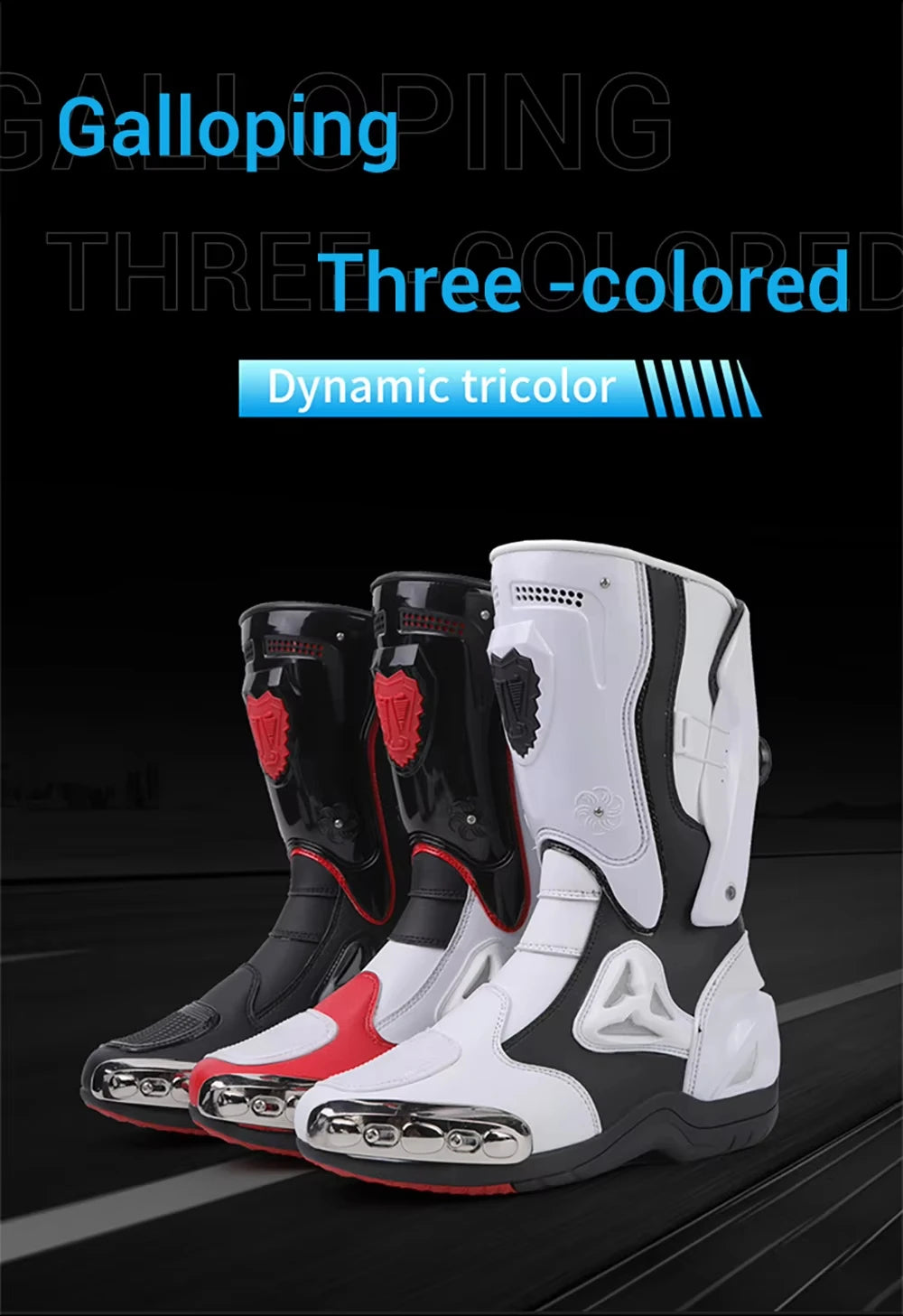 Motorcycle Boots Men Anti-slip Motorcyclist Shoes Adventure Touring Motocross MTB Dirt Bike Boots Motorcycle Accessories