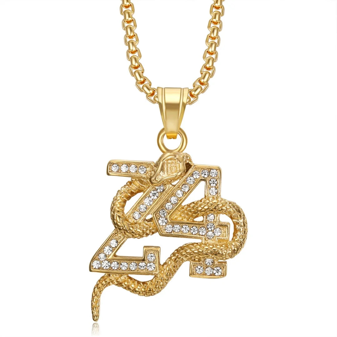 Hip Hop Iced Out Bling Basketball Basket Pendant Stainless Steel Cubic Zirconia Fans Sports Necklace for Women Men Jewelry Gift