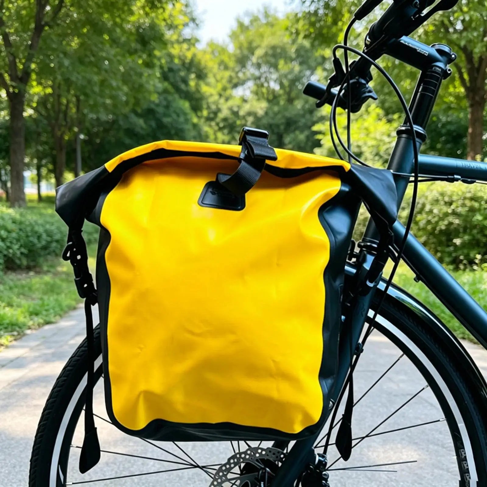 Bike Front Cargo Carrier Sturdy Aluminum Alloy Easy Install Practical Storage Support for Gravel Touring Cycling Equipment