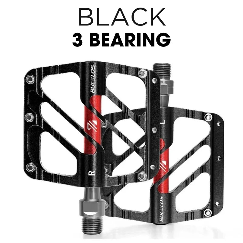 AEYINO Bicycle Pedals MTB Bike Pedal Foot Plat Nylon Anti-slip 9''16 Standard Pedals Widen Classic Pedal Reflector Bicycle Parts