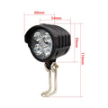 Ebike LED Light Electric Bike Headlight Kit Front Rear Lamp with Horn 36V 48V Mountain Bike Accessories Bicycle Lights