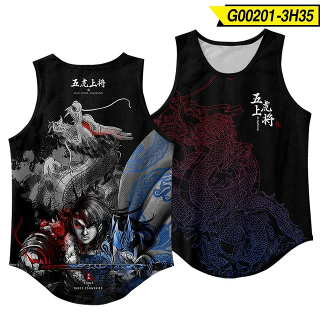 Anime Peak Costume Basketball Jersey Cosplay Uniform Vest Singlet Shirt Sleeveless Set Tank Tops