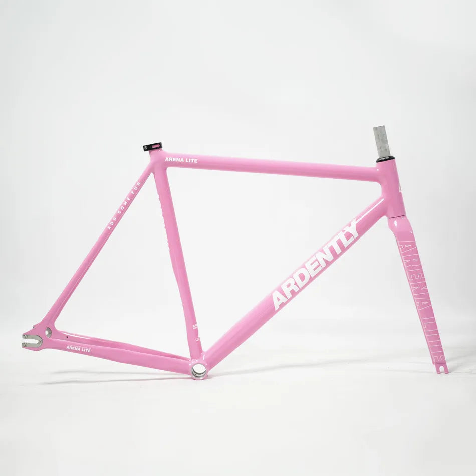 Ardently Lite Frameset 700C Aluminum Fixed Gear Frame & Fork Track Fixie Bike 50CM 52.5CM 55CM Single Speed Bicycle Parts