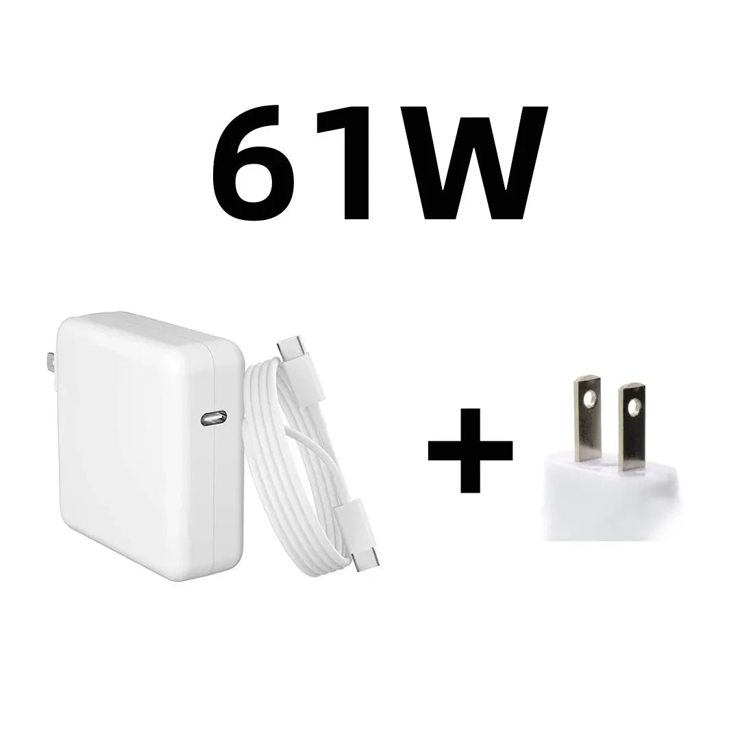 Charger for Apple Macbook Pro 16 15 13 inches laptop, 30W 61W 87W 96W 100W 118W 140W, MacBook Pro type-c