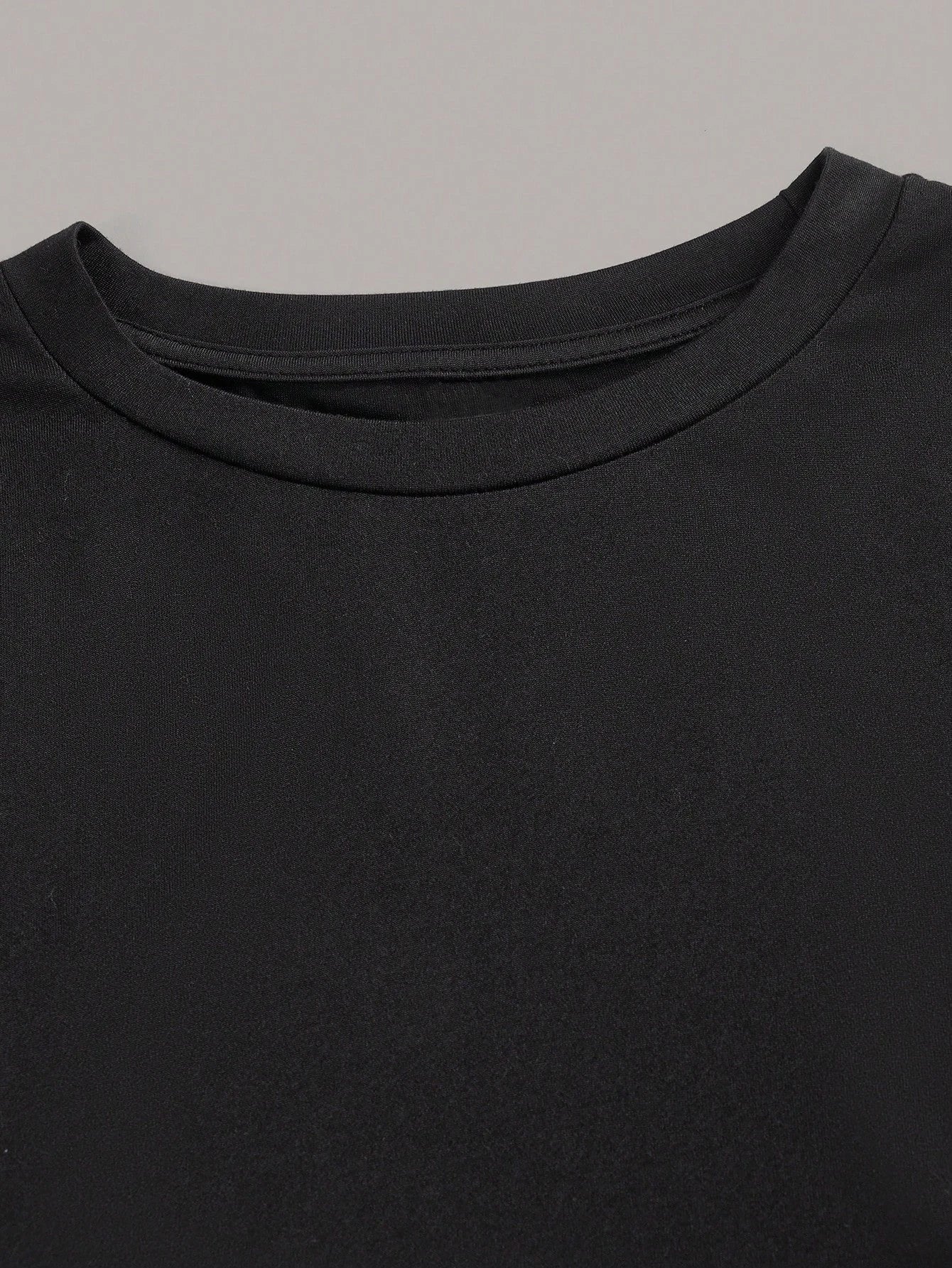 3 Pieces Solid color Woman T-shirt O-neck long Sleeve crop tops for women girls sexy street wear top tees