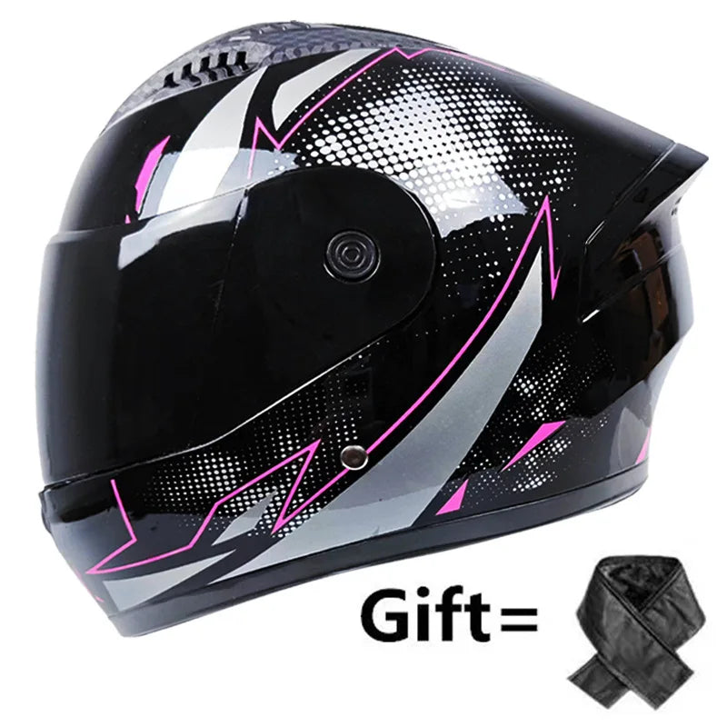 Motorcycle Helmet Casco Moto Motorbike Double Lenses Full Face Helmet Motorcycling Racing Helmet Casco Moto Casque