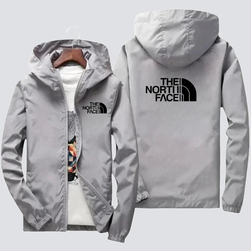 Men Four Seasons Lightweight Hooded Jacket Multi Size Color Casual Loose Outdoor Breathable Fashion Basic Coat for Daily Jackets