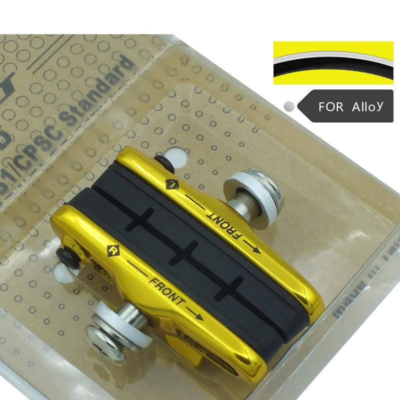 5 Colors Bicycle C Brake Shoe,Road MTB Fixed Gear Bike pads,55MM Carbon & Alloy Rims,For,105 Brake Holder  Parts