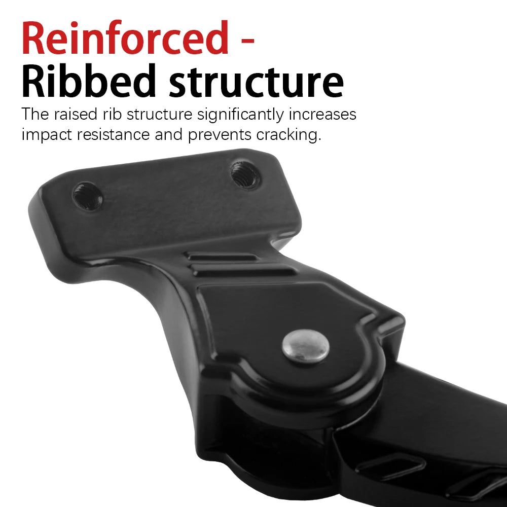 Adjustable MTB Kickstand Heavy Duty Aluminum Alloy MTB Snow Folding Electric Bike Footrest Kit Rear Supporter 16-29 Inch Bicycle