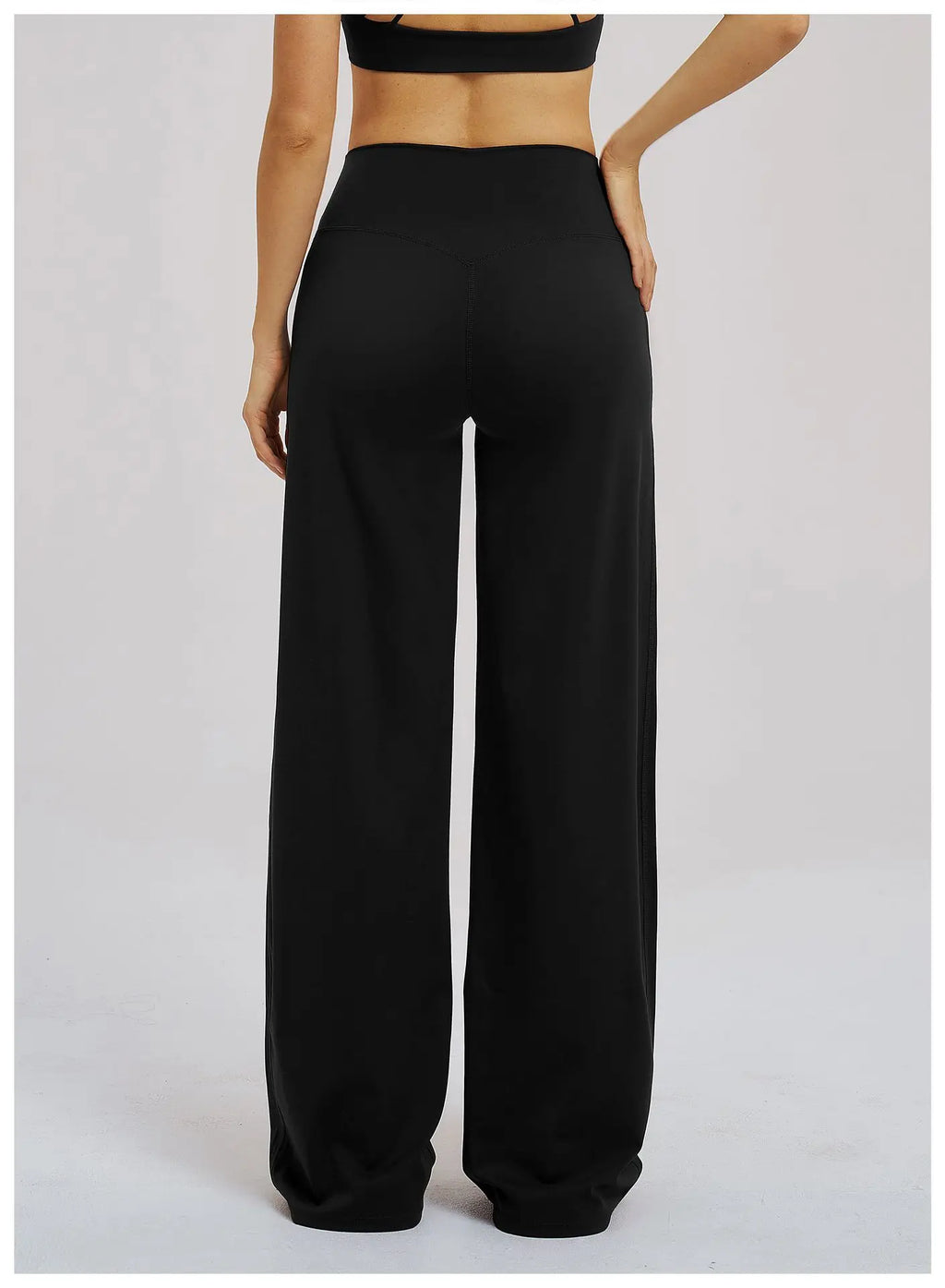 Yoga Flared Pants Women Sexy High Waist Wide Leg Pants Gym Fitness Bell Bottom Trousers Sports Flared Pants Latin Dance Trousers