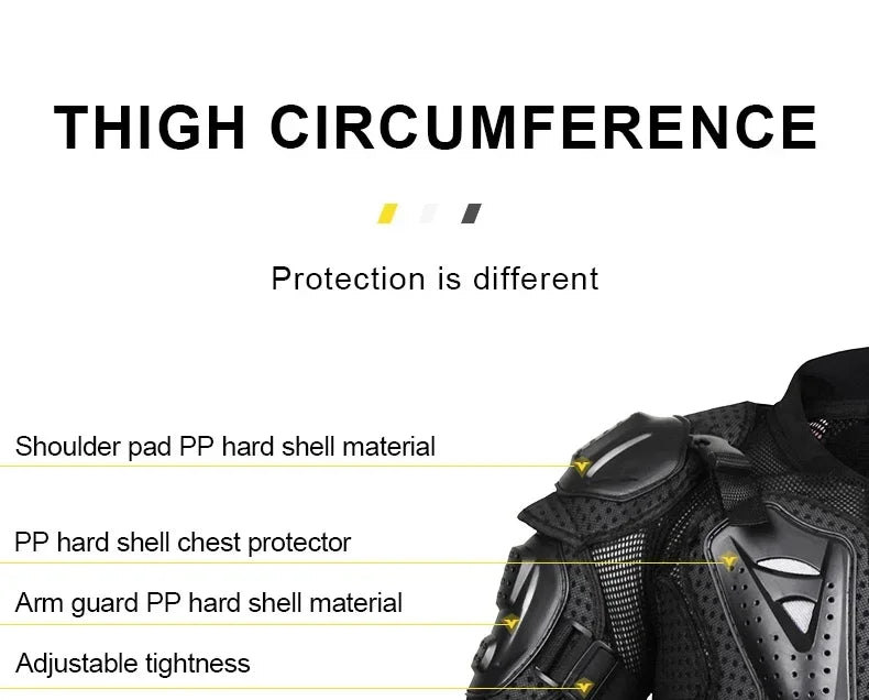 Sulaite Motorcycle Jacket Racing Riding Armor Protector ATV Motocross Body Protection Jackets Enduro Clothing Protective Gear