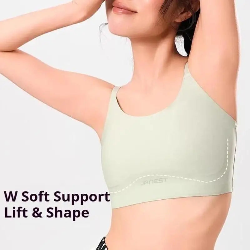 Women's Seamless Invisible Bra – Non Sheer Fabric, Bust Minimizer Style, Smooth Under Clothing