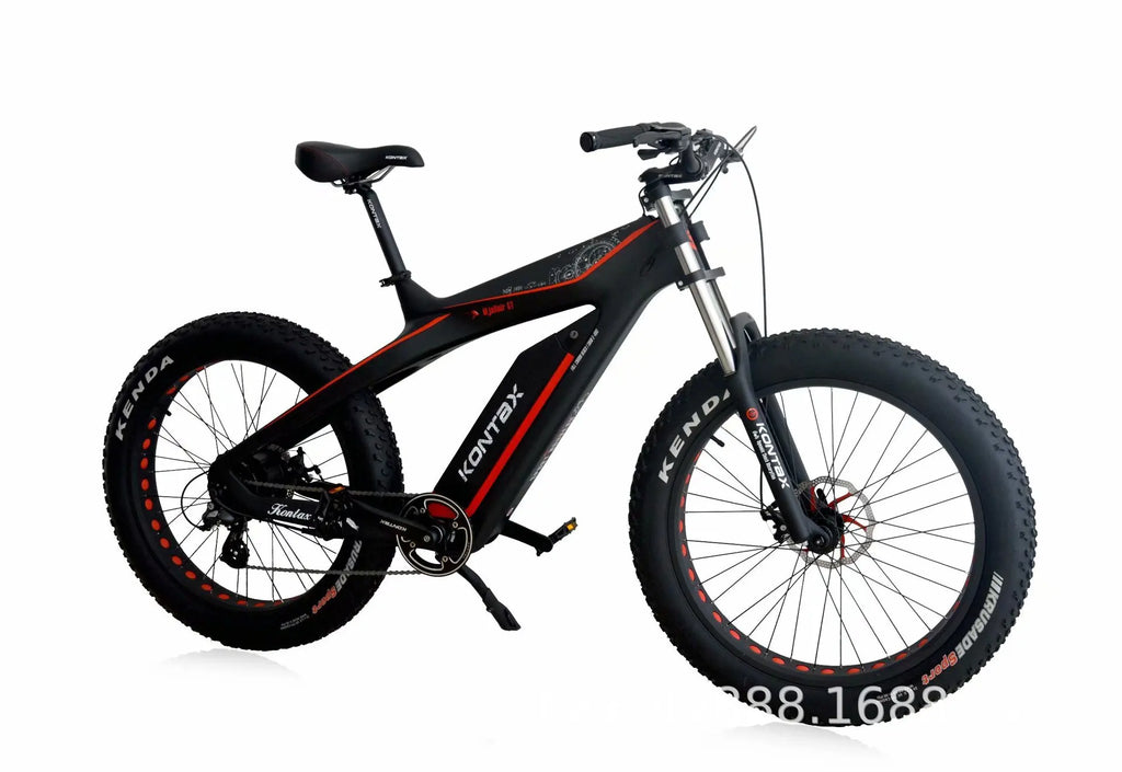 750W 48V Power E Bike Folding Snow Fat Bike 26 Inch High Speed Mountain Electric Bicycle