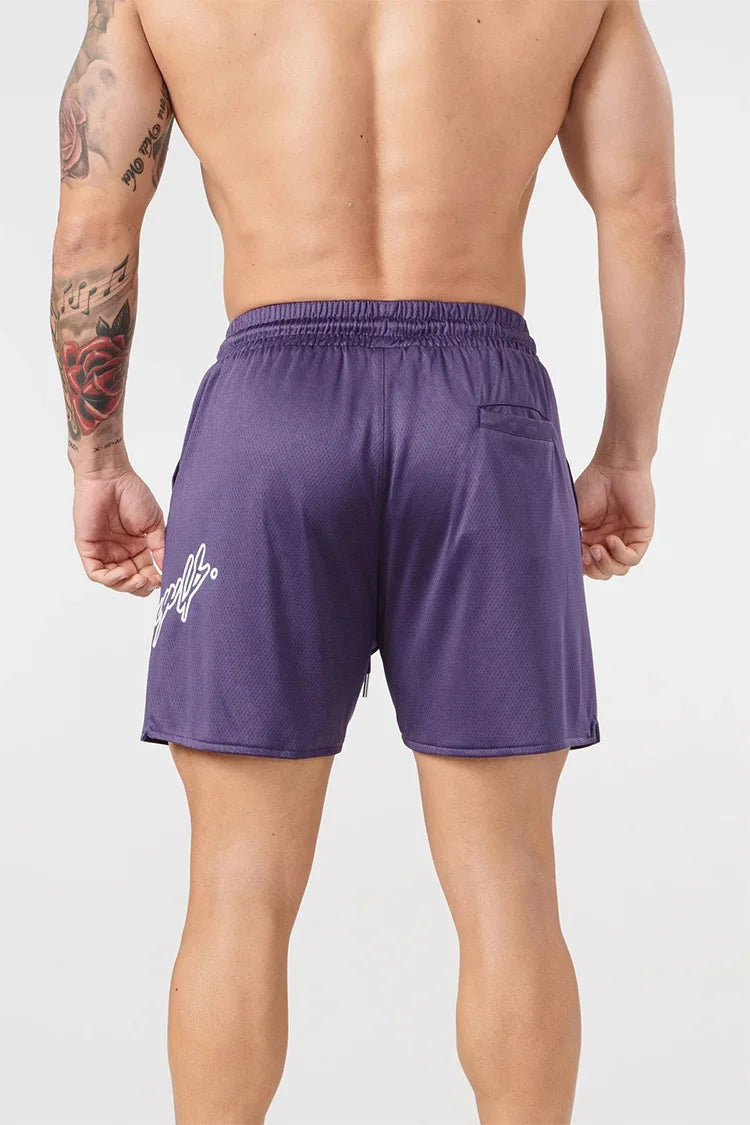 Trend Men's Mesh Beach Swim Casual Shorts Man Quick Dry Loose Basketball Jogger Short Pants Gym Fitness Sport Running Sweatpants