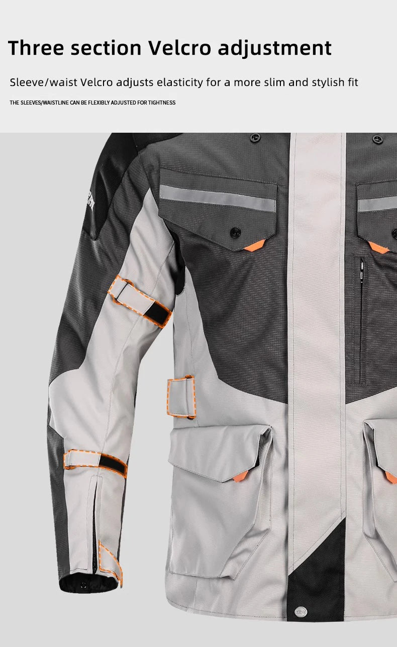 LYSCHY Motocross Jacket Pants Winter Warm Waterproof Motorcycle Riding Jacket Men Women Outdoor Off-Road Motorbike Rally Jacket