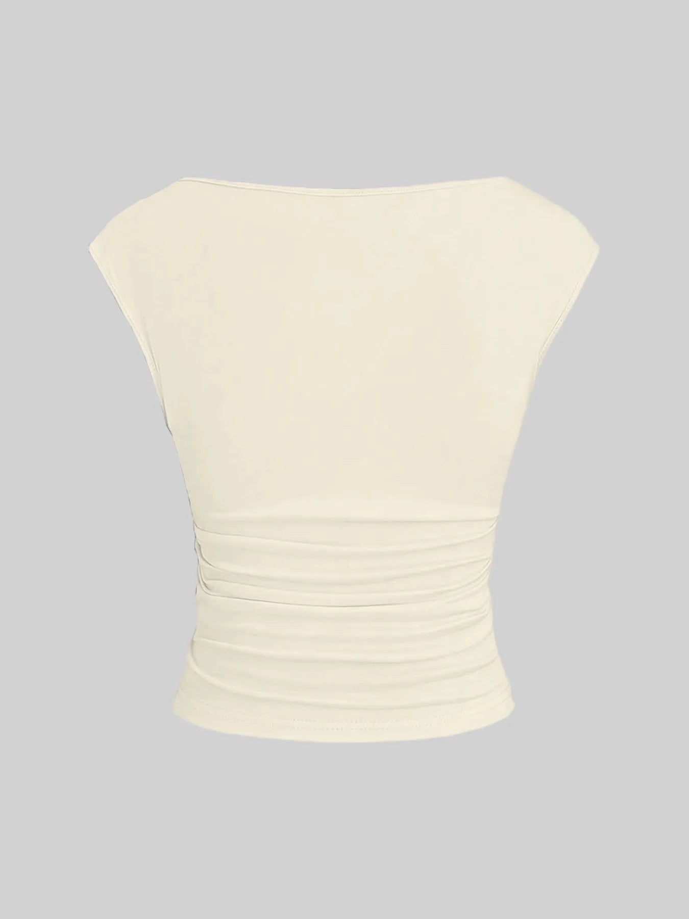 Sleeveless Pleated Tanks T-shirts Women Solid Vintage Crop Tops Sexy Kpop Tees Tshirts Gothic Harajuku Cheap Clothes Woman
