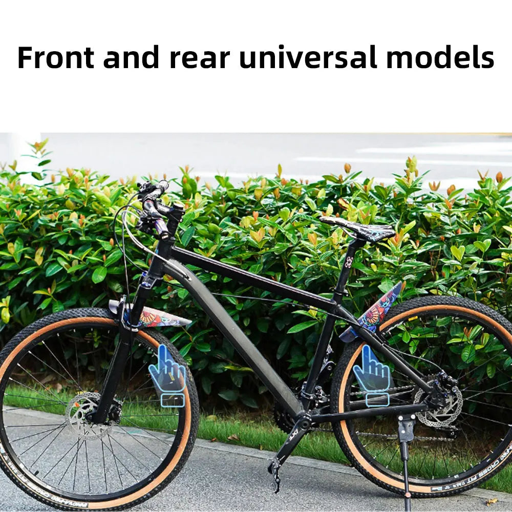 2Pcs Bicycle Fenders Front/Rear Tire Wheel Universal Mudguard MTB Road Bike Wings Fenders Cycling