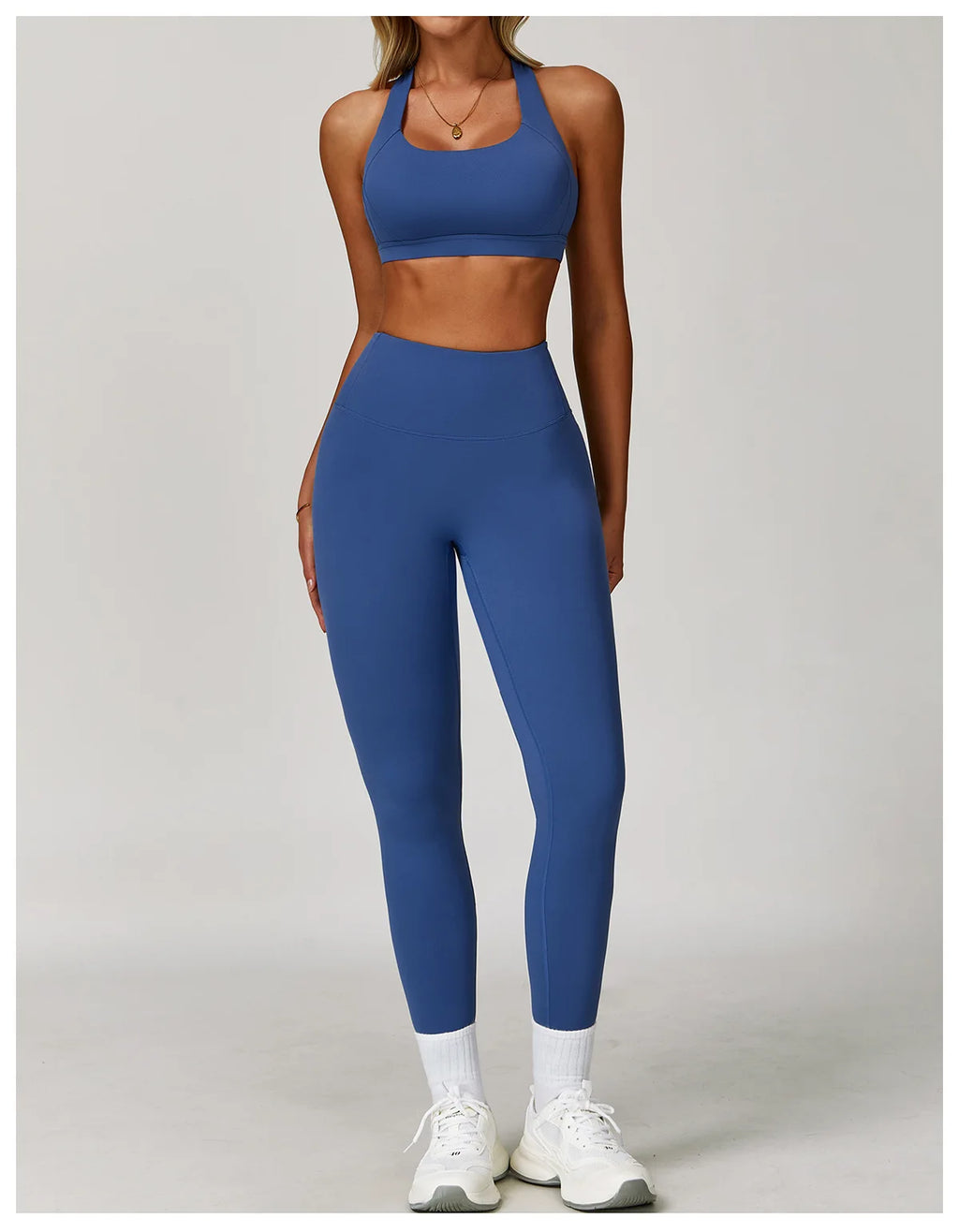 Women's Tracksuit 2PCS Fitness Suit Yoga Sets Sportswear Workout Sports Bra High Waist Leggings Gym Clothing Push Up Sports Suit