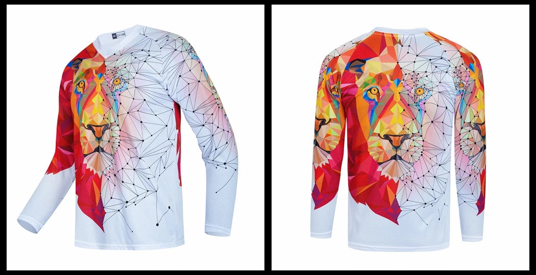 Black Dirt Bike Jersey Kids Motocross Jersey Youth Off Road Motorcycle Shirt Boys DH BMX mtb Jersey Long Sleeve Cycling Jersey