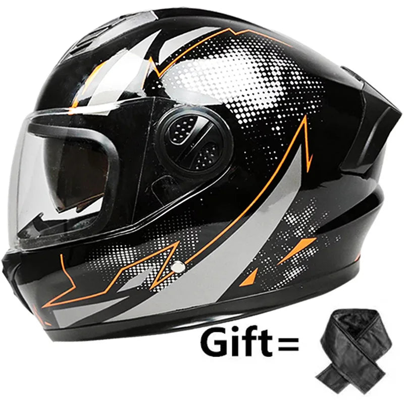 Motorcycle Helmet Casco Moto Motorbike Double Lenses Full Face Helmet Motorcycling Racing Helmet Casco Moto Casque