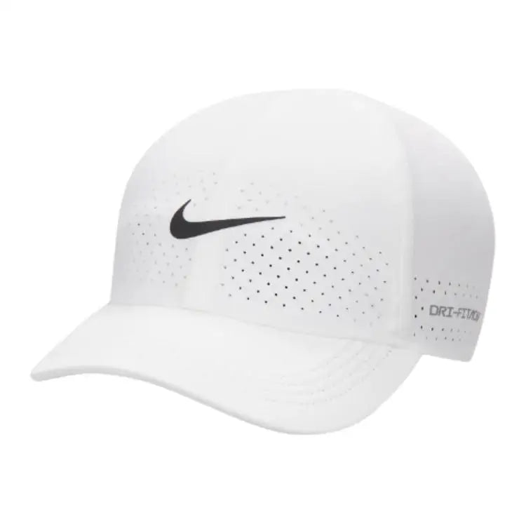 Nike Baseball Cap Color Blocking Design, Breathable Holes, Mesh Surface, Comfortable, Duckbill Cap, Men and Women, White, FB5598