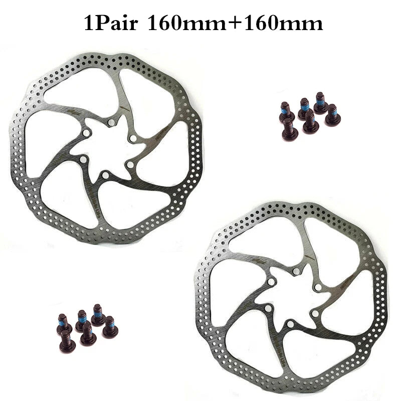 2PC AVID Rotor Bike Brake Rotor Disc MTB 160mm 180mm 203mm Bicycle Rotor For Sram Rotor Brake Mountain Bike Hydraulic Brake Part