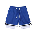 Fake Two Basketball Shorts Loose American Anti-light Men Women Ball Pants Summer Quasi-training Running Sports Five-point Pants