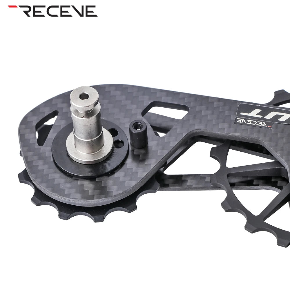 RECEVE Bicycle Derailleur Groupset Road Bike Rear Derailleur Pulley Ceramic Jockey Wheel Carbon Cycling R5800 R6800 R7000 R8000