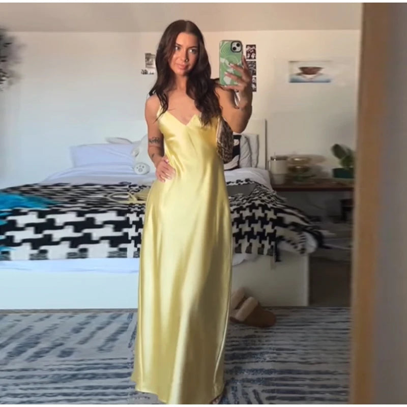 Women Sexy Solid Pleated Strapless Dress Lady Chic Off-shoulder Backless High Waist Split Dresses 2026 Summer Evening Party Gown