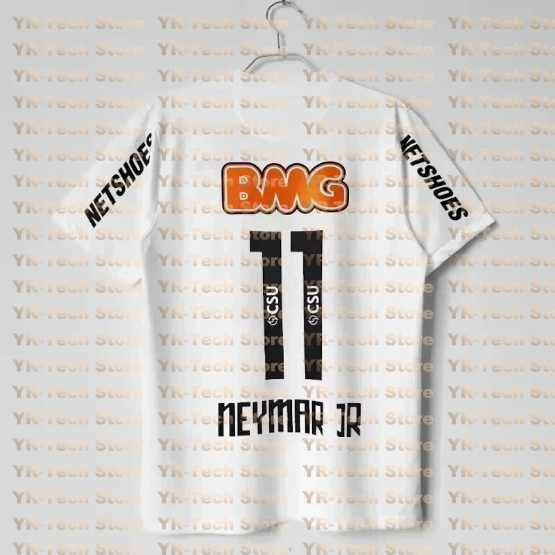 Neymar 11 Football Jersey Unisex Outdoor Sports Casual Training T-shirt Comfortable Fit for Adults And Children