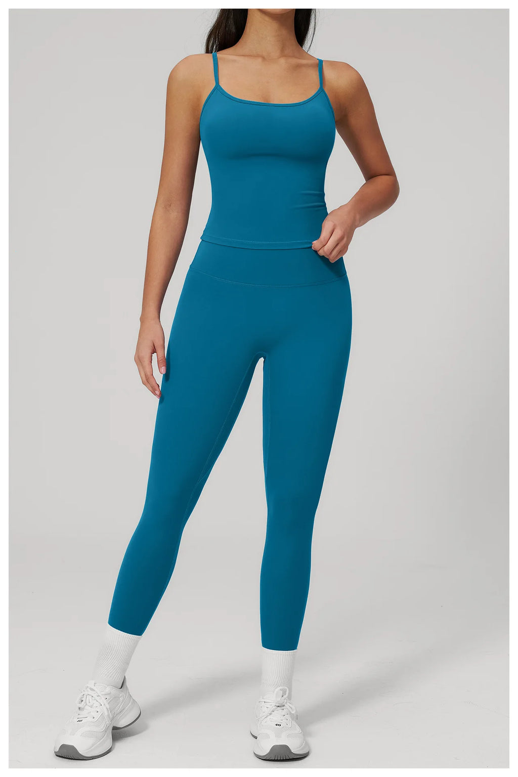 Yoga Set 2PCS Women Tracksuit Workout Outfits Sportswear Gym Clothing High Waist Leggings Fitness Bra Sports Suits Athletic Wear