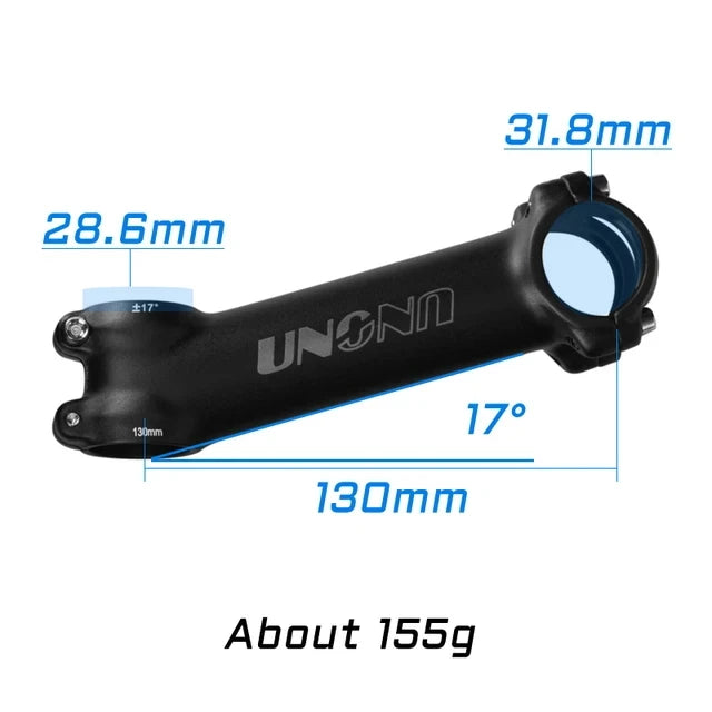 UNO MTB Bike Stem -7 17 35 Degree Ultralight Aluminum Alloy 31.8mm 60 70 80 90 100 110 120 130mm Road Bicycle Stem King Alloy