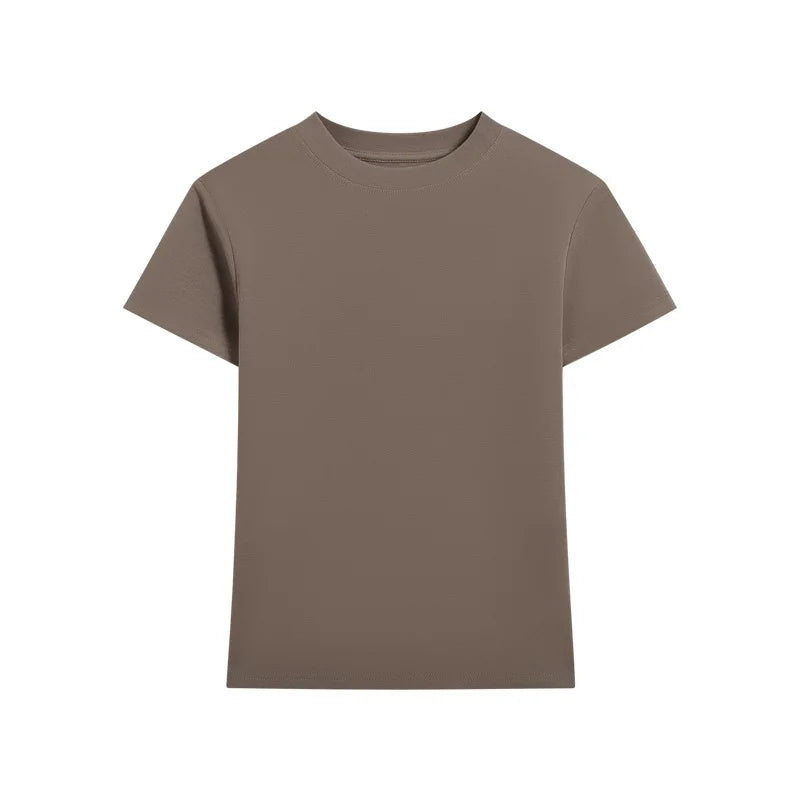 2025 Women's T-shirt Short Sleeve O-neck Cotton Loose Shirts for Women Korean Harajuku Streetwear Casual Spring Summer Top Tees