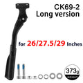 Adjustable MTB Kickstand Heavy Duty Aluminum Alloy MTB Snow Folding Electric Bike Footrest Kit Rear Supporter 16-29 Inch Bicycle