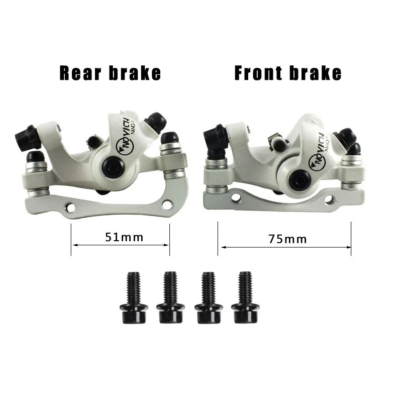 Bicycle Disc Brake Mechanical Caliper Brake 160mm Rotor Alloy 51/75mm Mountain Bike Part