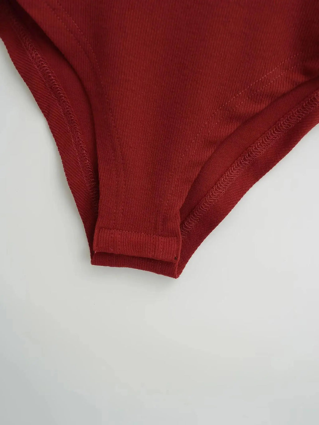 Women Short Sleeve Square Collar Bodysuits Summer Rib Knitted Elastic Slim Top Jumpsuits Solid Color