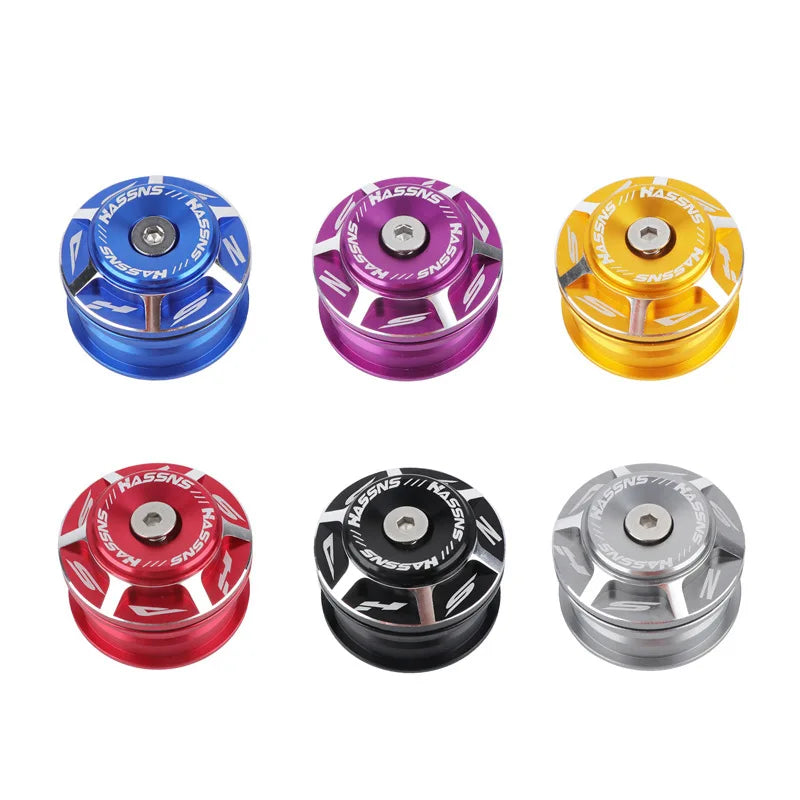 1 1/8 Inch 44mm Integrated MTB Headset Tapered Straight Tube Fork Bicycle Steering Bearing With Top Cap For Mountain Bike