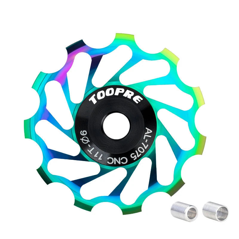 TOOPRE 11T MTB Rear Derailleur Jockey Wheel Ceramic Bearing Pulley Road Bike Jockey Rear Derailleur Repair Kit