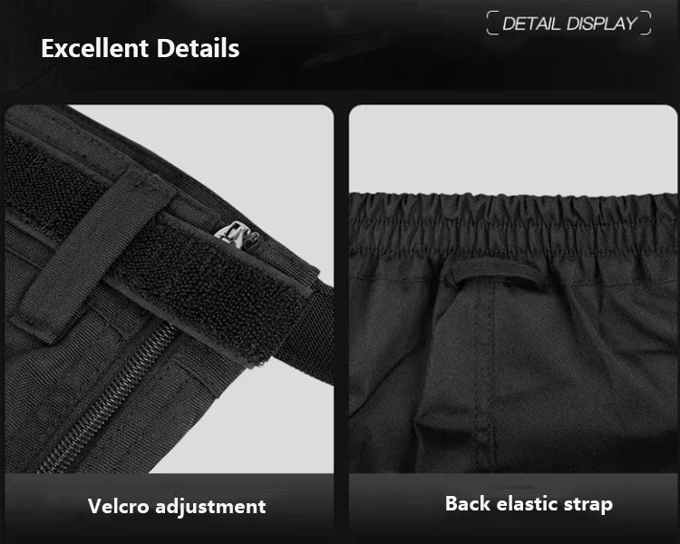 FEHER Motorcycle Pants Winter Waterproof Quick-release Thermal Motorbike Trousers Unisex Built-in Removable CE Protective Gear