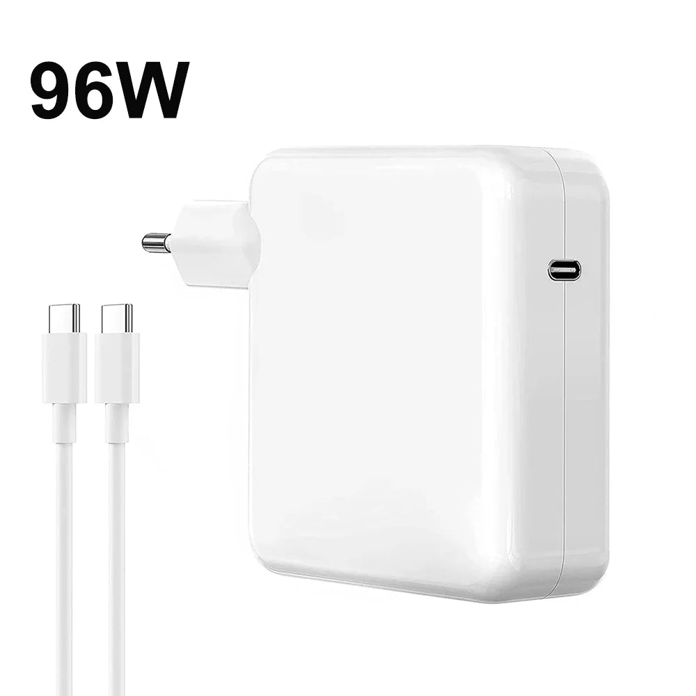 USB-C61W Charger 87W 96W 118W Type-C PD for MacBook 13 15-inch A1706 A1707 A1708 A1534 A1719 A214 iPad pro High Power Adapter