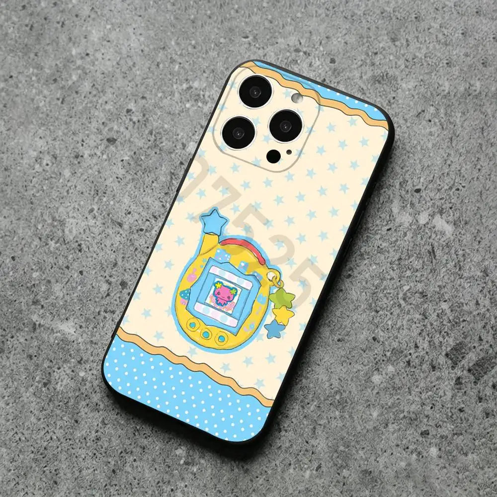 T-Tamagotchi M-Mametchi Phone Case for iPhone 17 Air 16 14 15 11 12 13 Pro Max 15 16 Plus 16E Shockproof Cover