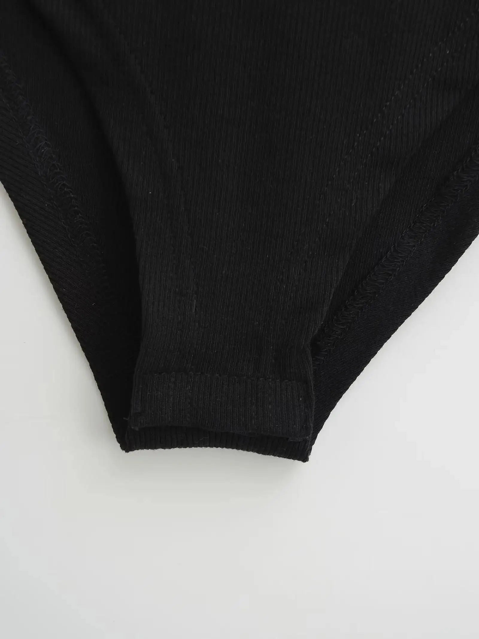 Women Short Sleeve Square Collar Bodysuits Summer Rib Knitted Elastic Slim Top Jumpsuits Solid Color