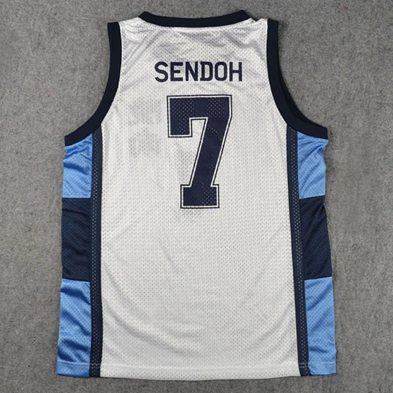 Anime Ryonan UOZUMI IKEGAMI KASHINO SENDOH UEKUSA FUKUDA Costume Basketball Jersey Cosplay Uniform Vest Singlet Shirt