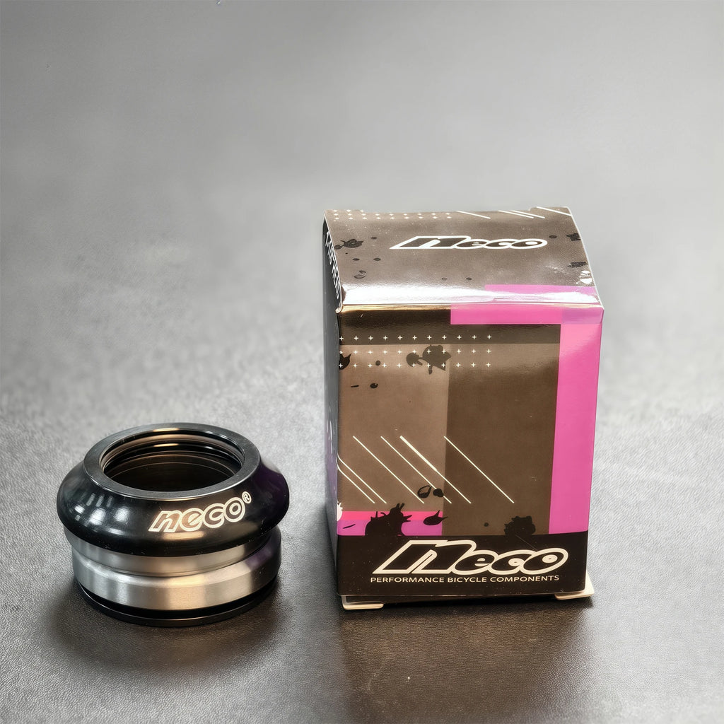 Neco MTB Bicycle Headset 38.2/25.4/27mm Threadless Road Mountain bike Integrated Threadless Headsets Tube Fork 1" Sealed Bearing